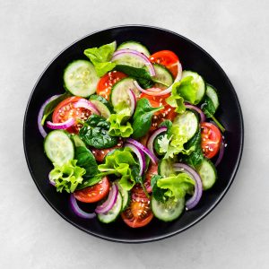 8. FRESH GREEN GARDEN SALAD